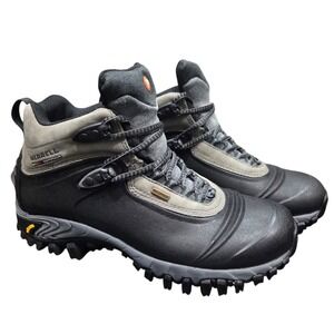 Merrell Continuum Thermo 6 Waterproof Black Winter Hiking Boots Mens 9 Excellent